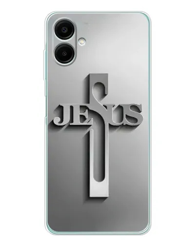 Чохол для Samsung Galaxy A07 з картинкою «Металевий хрест Jesus» Чохол для Samsung Galaxy A07 з картинкою «Металевий хрест Jesus»