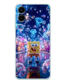 Чехол для Samsung Galaxy A07 с картинкой «Неоновый океан»