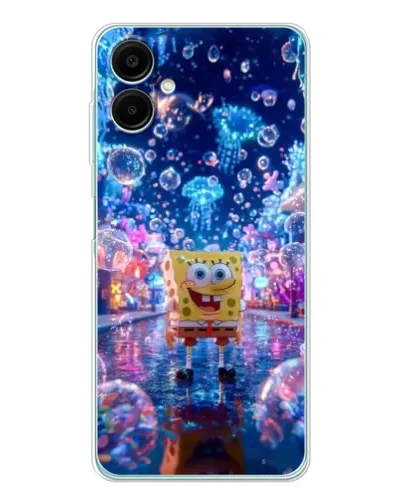 Чехол для Samsung Galaxy A07 с картинкой «Неоновый океан»