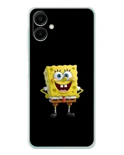 Чехол для Samsung Galaxy A07 с картинкой «Классический Губка Боб»