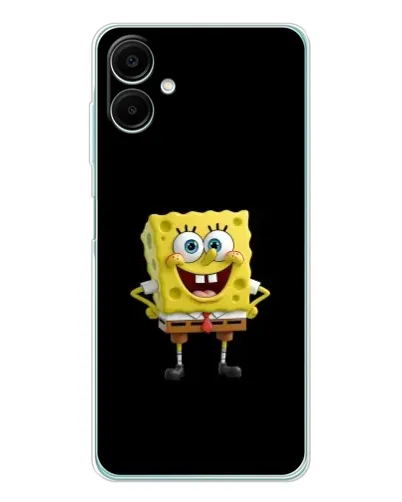 Чехол для Samsung Galaxy A07 с картинкой «Классический Губка Боб»