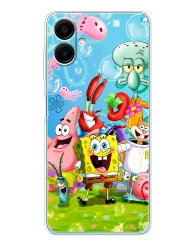 Чехол для Samsung Galaxy A07 с картинкой «Губка Боб и друзья» Чехол для Samsung Galaxy A07 с картинкой «Губка Боб и друзья»