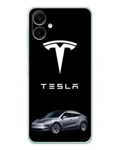 Чехол для Samsung Galaxy A07 с картинкой «Tesla Model Y»