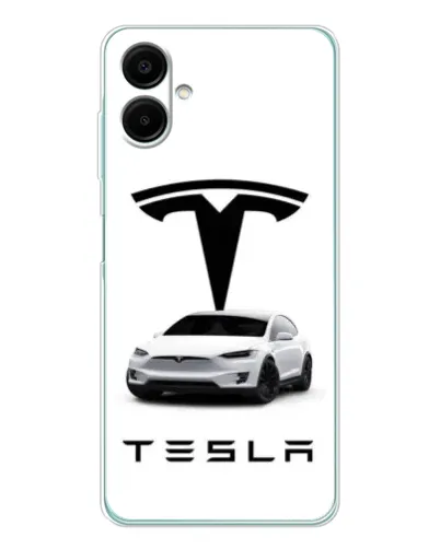 Чехол для Samsung Galaxy A07 с картинкой «Tesla White Style»