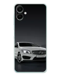 Чехол для Samsung Galaxy A07 с картинкой «Mercedes AMG GT Silver»
