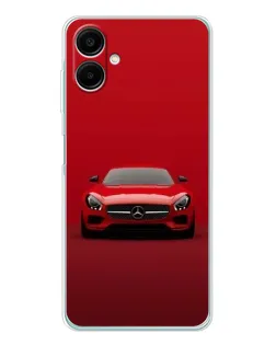 Чехол для Samsung Galaxy A07 с картинкой «Красный Mercedes AMG»