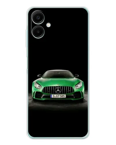 Чехол для Samsung Galaxy A07 с картинкой «Mercedes — неоновый лого» Чехол для Samsung Galaxy A07 с картинкой «Mercedes — неоновый лого»