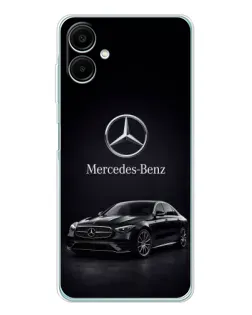 Чехол для Samsung Galaxy A07 с картинкой «Mercedes — решетка радиатора»