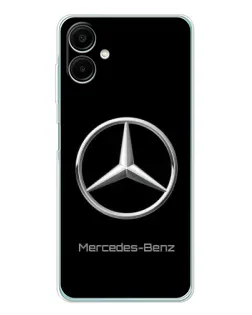 Чехол для Samsung Galaxy A07 с картинкой «Mercedes Silver Logo»