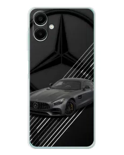 Чехол для Samsung Galaxy A07 с картинкой «Mercedes AMG — графика»