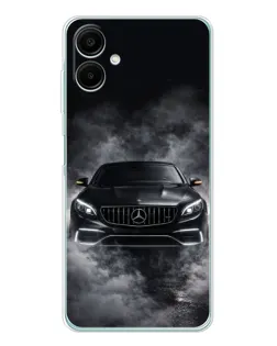 Чехол для Samsung Galaxy A07 с картинкой «Mercedes в дыму»