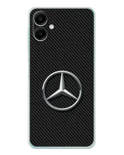 Чехол для Samsung Galaxy A07 с картинкой «Карбоновый Mercedes стиль»