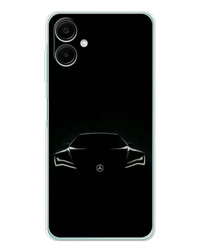 Чехол для Samsung Galaxy A07 с картинкой «Mercedes — силуэт авто» Чехол для Samsung Galaxy A07 с картинкой «Mercedes — силуэт авто»