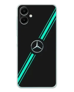 Чехол для Samsung Galaxy A07 с картинкой «Спортивные линии Mercedes»
