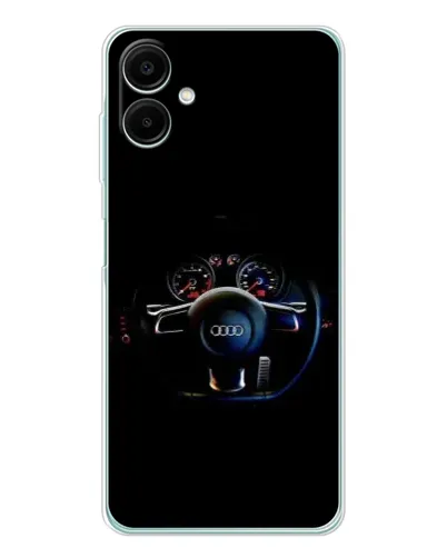 Чехол для Samsung Galaxy A07 с картинкой «Салон Audi — руль» Чехол для Samsung Galaxy A07 с картинкой «Салон Audi — руль»
