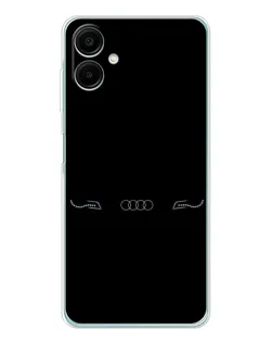 Чехол для Samsung Galaxy A07 с картинкой «Audi — световой подпись»