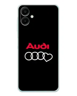 Чехол для Samsung Galaxy A07 с картинкой «Логотип Audi Heart»