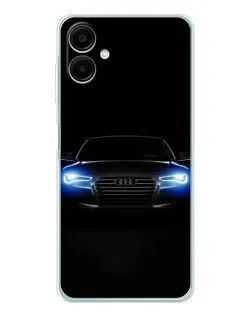 Чехол для Samsung Galaxy A07 с картинкой «Audi в неоне»