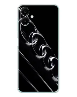 Чехол для Samsung Galaxy A07 с картинкой «Audi — абстрактные кольца»