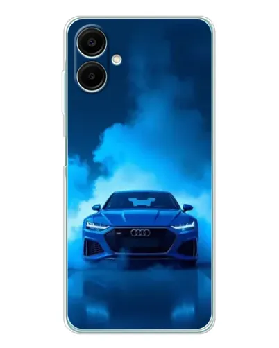 Чехол для Samsung Galaxy A07 с картинкой «Audi — голубая энергия» Чехол для Samsung Galaxy A07 с картинкой «Audi — голубая энергия»