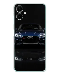 Чехол для Samsung Galaxy A07 с картинкой «Audi — ночное отражение»