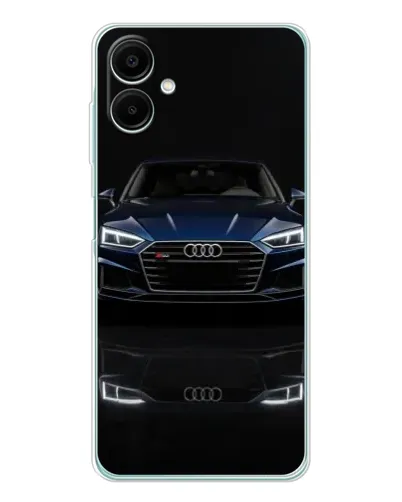 Чехол для Samsung Galaxy A07 с картинкой «Audi — ночное отражение» Чехол для Samsung Galaxy A07 с картинкой «Audi — ночное отражение»