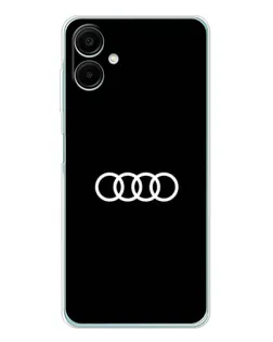 Чехол для Samsung Galaxy A07 с картинкой «Audi White Logo»