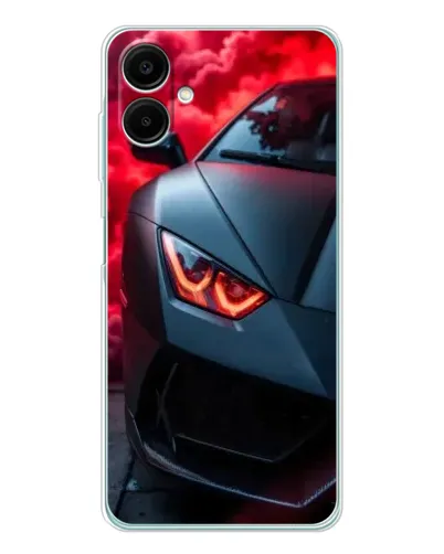 Чохол для Samsung Galaxy A07 з картинкою «Lamborghini червоне сяйво»