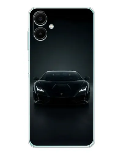 Чохол для Samsung Galaxy A07 з картинкою «Чорний Lamborghini Aventador»