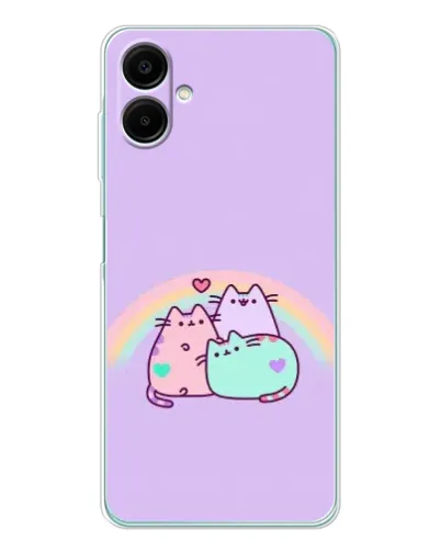Чехол для Samsung Galaxy A07 с картинкой «Радужные Пушины»