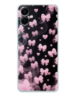 Чехол для Samsung Galaxy A07 с картинкой «Неоновое кружево»