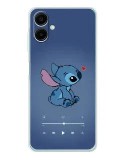 Чехол для Samsung Galaxy A07 с картинкой «Музыкальный Stitch»