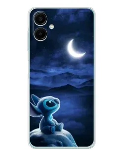 Чехол для Samsung Galaxy A07 с картинкой «Лунная ночь Стича»
