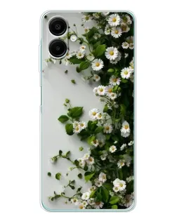 Чехол для Samsung Galaxy A07 с картинкой «Ветка мелких белых цветов» Чехол для Samsung Galaxy A07 с картинкой «Ветка мелких белых цветов»