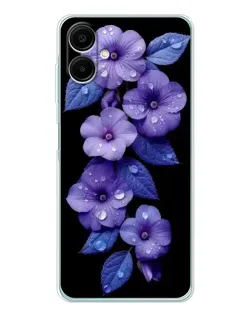 Чехол для Samsung Galaxy A07 с картинкой «Фиолетовые цветы с росою» Чехол для Samsung Galaxy A07 с картинкой «Фиолетовые цветы с росою»