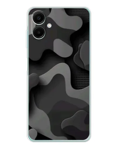 Чехол для Samsung Galaxy A07 с картинкой «Темный абстрактный камуфляж»