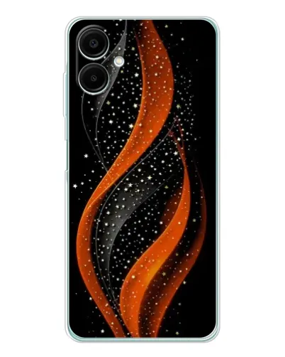 Чехол для Samsung Galaxy A07 с картинкой «Огненная звездная волна»