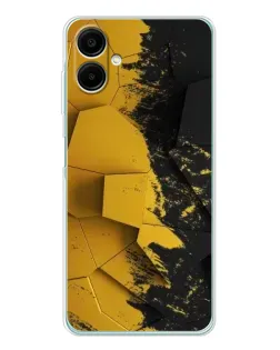 Чехол для Samsung Galaxy A07 с картинкой «Золотые осколки геометрии»