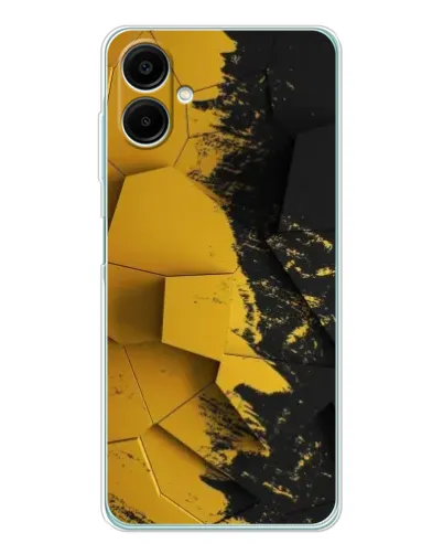 Чехол для Samsung Galaxy A07 с картинкой «Золотые осколки геометрии»