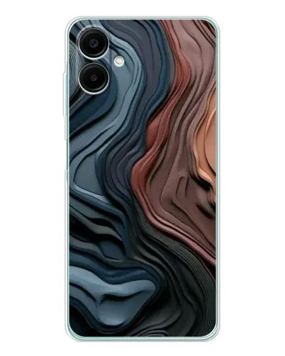 Чехол для Samsung Galaxy A07 с картинкой «Цветные волны каньона»