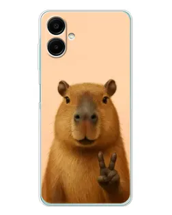 Чохол для Samsung Galaxy A07 з картинкою «Капібара вікторія»