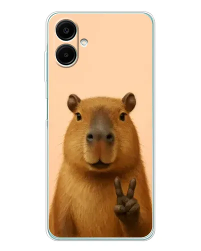 Чохол для Samsung Galaxy A07 з картинкою «Капібара вікторія» Чохол для Samsung Galaxy A07 з картинкою «Капібара вікторія»