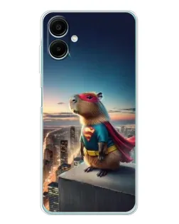 Чохол для Samsung Galaxy A07 з картинкою «Капі-мен супергерой»