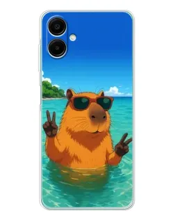Чохол для Samsung Galaxy A07 з картинкою «Морська капібара»
