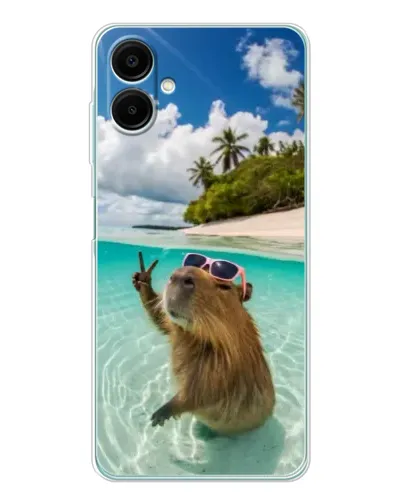 Чохол для Samsung Galaxy A07 з картинкою «Капібара на морі» Чохол для Samsung Galaxy A07 з картинкою «Капібара на морі»