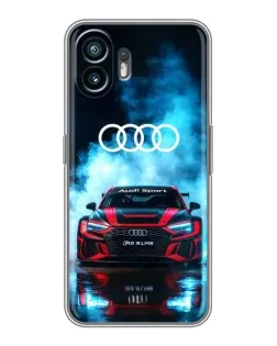 Чохол для Samsung Galaxy A07s з картинкою «Audi Sport — неон»