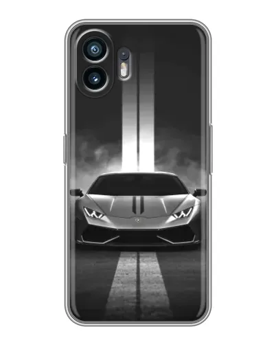 Чохол для Samsung Galaxy A07s з картинкою «Lamborghini симетрія доріг»