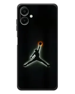Чехол для Samsung Galaxy A08 с картинкой «Jordan Gradient Logo»