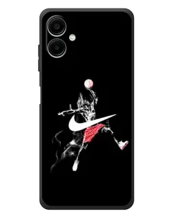 Чехол для Samsung Galaxy A08 с картинкой «Jordan Jumpman»