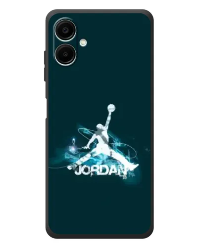 Чехол для Samsung Galaxy A08 с картинкой «Jordan Blue Fire» Чехол для Samsung Galaxy A08 с картинкой «Jordan Blue Fire»